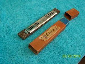 Llave armónica de 48 billetes STERLING de un hecha en Alemania años 20 30 con caja Hohner? - Imagen 1 de 12