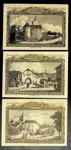1921 Alemania NAUMBURG 25 Fennig billete/dinero de emergencia - Imagen 1 de 2