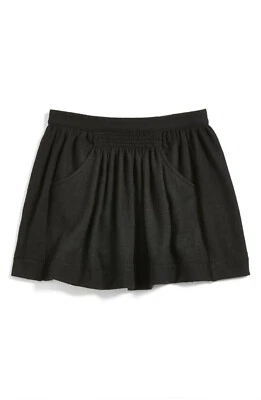 NUEVO CON ETIQUETAS 100% AUTÉNTICA Falda de Lana Plisada Burberry Niños Acebo en Negro $130 Talla 6Y  Foto 1 de 4