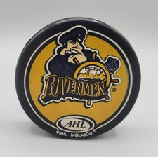 AHL PEORIA RIVERMEN 2005-2006 Yellow Souvenir PUCK DEFUNCT - #A0L