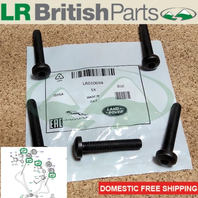 JUEGO DE PERNOS DE PIÑÓN DE ÁRBOL DE LEVAS LAND ROVER ORIGINAL RANGE ROVER LR4 SPORT LR010694 Foto 1 de 3