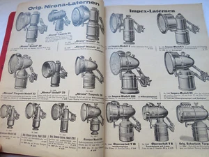 Laternen, Karbidlampen, Fahrradlampen, Radios, HauptKATALOG Bernhard Wedler 1931 - Bild 1 von 24