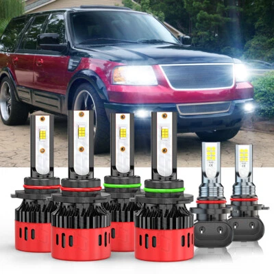 Комбинированные светодиодные противотуманные фары дальнего света 6x для Ford Expedition 2003-2006 годов выпуска - Изображение 1 из 4