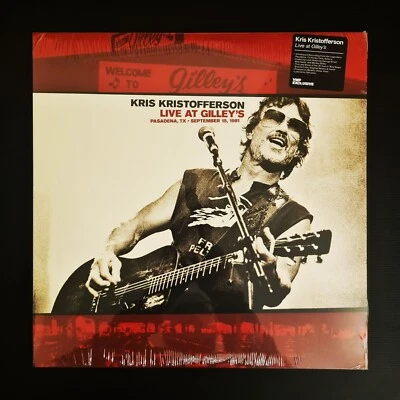 KRIS KRISTOFFERSON - LIVE AT GILLEY'S Vinyl Me Please SILVER Limited Edition LP - Image 1 of 4