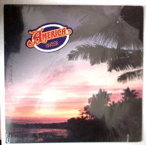 America - Harbor - Vinyl LP - 1st US Pressing - With Poster - Excellent - Picture 1 of 11