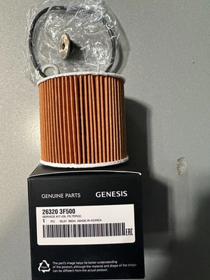 NEW OEM HYUNDAI GENESIS OIL FILTER KIT - 5.0 V8 ENGINE - SEE LIST - Image 1 of 4