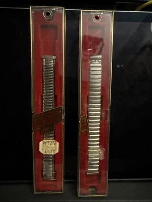 Lote De Colección 2 Correas de Reloj de Pulsera Diplomat Tono Oro/Plata Lote Foto 1 de 3