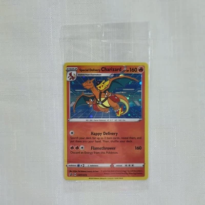 🔥 Pokemon TCG 🔥 Special Delivery Charizard SWSH075 - Holo Sealed Promo Swirl🔥 - Image 1 of 4