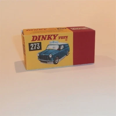 Dinky Toys 273 RAC Morris Mini Van Repro Box - Image 1 of 4