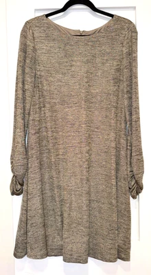 Vestido Jessica Howard para mujer talla 12 dorado brillante Foto 1 de 4