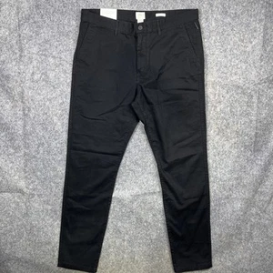 H&M Men’s Black Skinny Fit Casual Pants Size 36 New - Picture 1 of 8