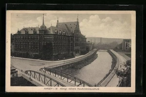 Ansichtskarte Hagen i. W., Königl. höhere Maschinenbauschule 1916  - Picture 1 of 2