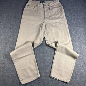 Vintage Ralph Lauren Hose Damengröße 8P khaki 100 % Baumwolle Hose Petite - Bild 1 von 12