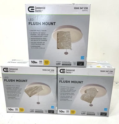 Eléctrico comercial 3PK de 10 pulgadas Montaje empotrado con cadena de tracción LED 900 lúmenes 4000K Foto 1 de 2