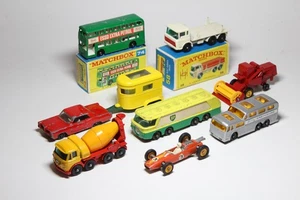 Matchbox Lesney Job Lot Boxed / Unboxed inc Daimler Bus, Pontiac GP, Lotus, BP - Picture 1 of 2