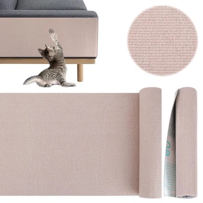 2Pcs Cat Scratching Mat Furniture Protector Trimmable Paws Sharpen Board DIY - Image 1 of 4