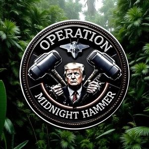 Operation Midnight Hammer Sticker Decal Trump Iran Sticker Decal Bunker Buster 7 - Picture 1 of 5