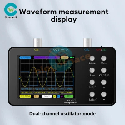 Digital Oscilloscope 10MHz Bandwidth Dual Channel Oscilloscope Signal Generator. - Image 1 of 4