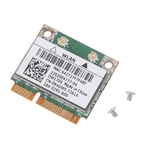 BCM943142HM DW1704 Half Mini PCIexpress Wireless WIFI WLAN Card for 5323 7720 - Afbeelding 1 van 8