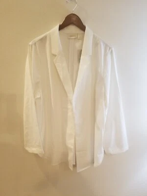 Blazer de mujer Chico blanco cola de camisa talla 3 nuevo con etiquetas Foto 1 de 4