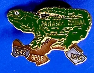 BPOE Panama Canal Elks 1542-1414 Small Commemorative Club Pin - Picture 1 of 13