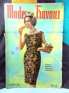 MAGAZINE MODES & TRAVAUX, N°733, JANVIER 1962 - Picture 1 of 12