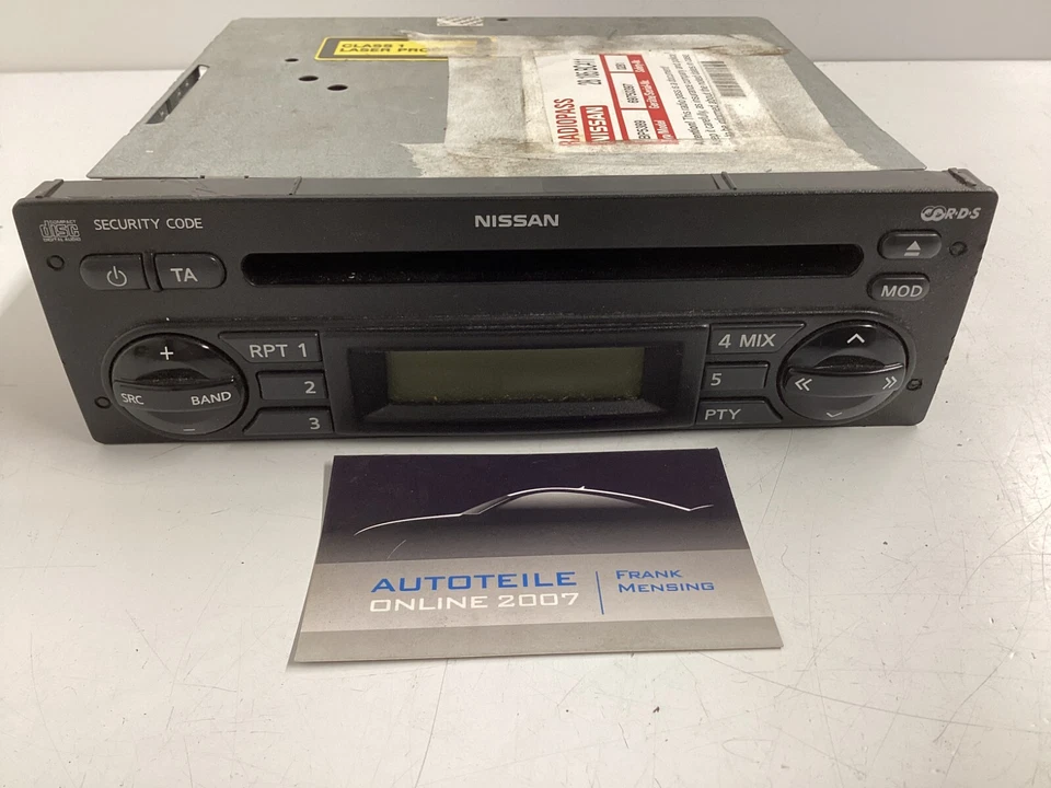 Nissan Note Radio Autoradio Code Audiosystem CD Player 7645389318 28185BC411 - Bild 1 von 4