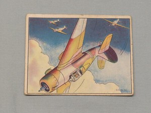 1941 R157 Gum Inc Uncle Sam -  Airman #42 Stunts in Combat