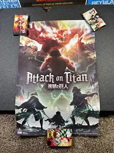 2 Trends Attack on Titan posters (Season 2 and Final Season) - Picture 1 of 2