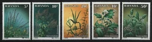 Ruanda 1989 - Mi-Nr. 1407-1411 ** - MNH - Plantas / Plantas - Imagen 1 de 1
