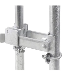 Chain Link Fence Commercial Strong Arm Double Gate Latch for 1-5/8" thru 2" Gate - Picture 1 of 2