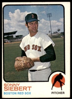 1973 Topps. Sonny Siebert Baseball Cards #14 - Image 1 of 2