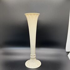 Vintage Lenox Ivory 9” Tall Fluted Bud Vase Tivoli Collection