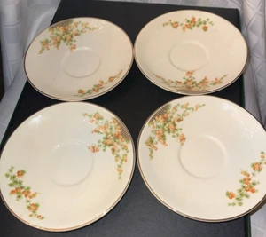 Vintage Taylor Smith & Taylor USA 9461 - 4 Saucer Plates - Picture 1 of 4
