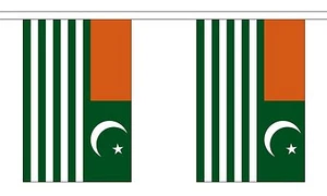 KASHMIR 3 METRE BUNTING 10 FLAGS flag 3M - Picture 1 of 1