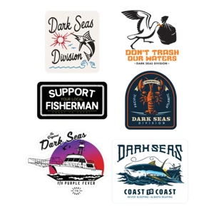 Dark Seas Fishing Series Sticker Pack II - Bild 1 von 1