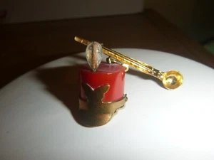 Vintage 1940's Bakelight Red Majorette Pin - Picture 1 of 5