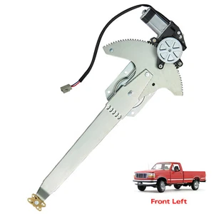 Power Window Regulator Driver Side Left Front w/ Motor for 81-96 Ford F150 Truck - Picture 1 of 6