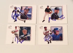2001 Fleer Legacy autographed card lot Larkin Glavine Grace - Picture 1 of 1