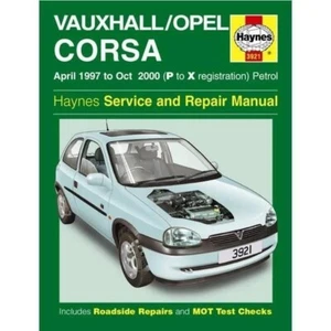 For Vauxhall/Opel - Corsa Petrol 1997-2000 Service & Repair Manual 3921 Haynes - Picture 1 of 1