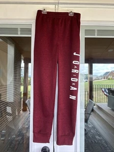 Boy’s XL (Big Kid) Jordan Sweat Pant Joggers Dry Fit- Burgundy - Picture 1 of 9