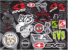 EVS Aufkleber Stickerbogen Motocross MTB Downhill Enduro Quad Kinder Cross 