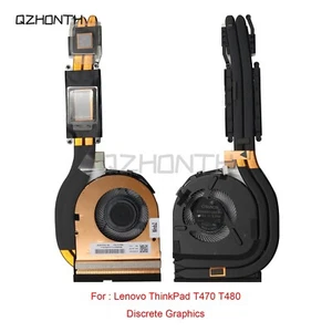 Nuevo para Lenovo ThinkPad T470 T480 CPU disipador térmico de refrigeración y ventilador gráficos discretos - Imagen 1 de 4