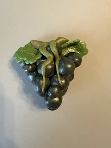 Calamita frigo frutta uva nera 3D vintage - Foto 1 di 6