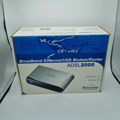 BINATONE Broadband ADSL 2000 ethernet USB. New in Box. - Image 1 of 4