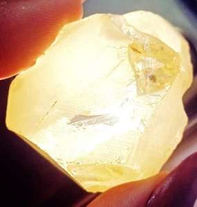 335.10 Ct Natural Yellow Zircon Rough Loose Gemstone Certified - Picture 1 of 6