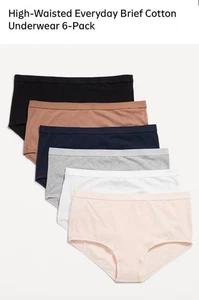 Old Navy XXL Sixpack Damen Baumwoll Slips sechs Farben - Bild 1 von 8