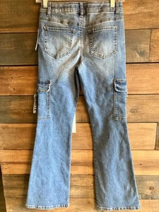 New Kids Size 12 Vanilla Star, Stylish Jeans, Buckle Pockets - Picture 1 of 6