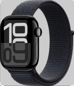 Apple Watch Series 10 GPS+Cellular Slate Titanium 46mm with Black Sport Band - Zdjęcie 1 z 3