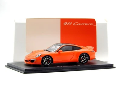 1/43 Porsche 911 Carrera S Exclusive 991 Orange 2014 Spark Model MAP 020 204 14 - Image 1 of 4